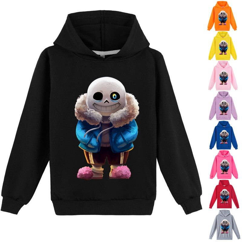 Hot Sale New Children Fashion Print Element Casual Hoodie Coat Boys and Girls Outdoor Sports Fitness Teen Kids Streetwear