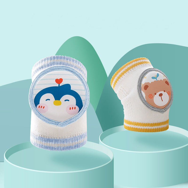 1 Pair Baby Knee Pad Kids Safety Crawling Elbow Cushion Infant Toddlers Baby Leg Warmer Knee Support Protector Baby Kneecap