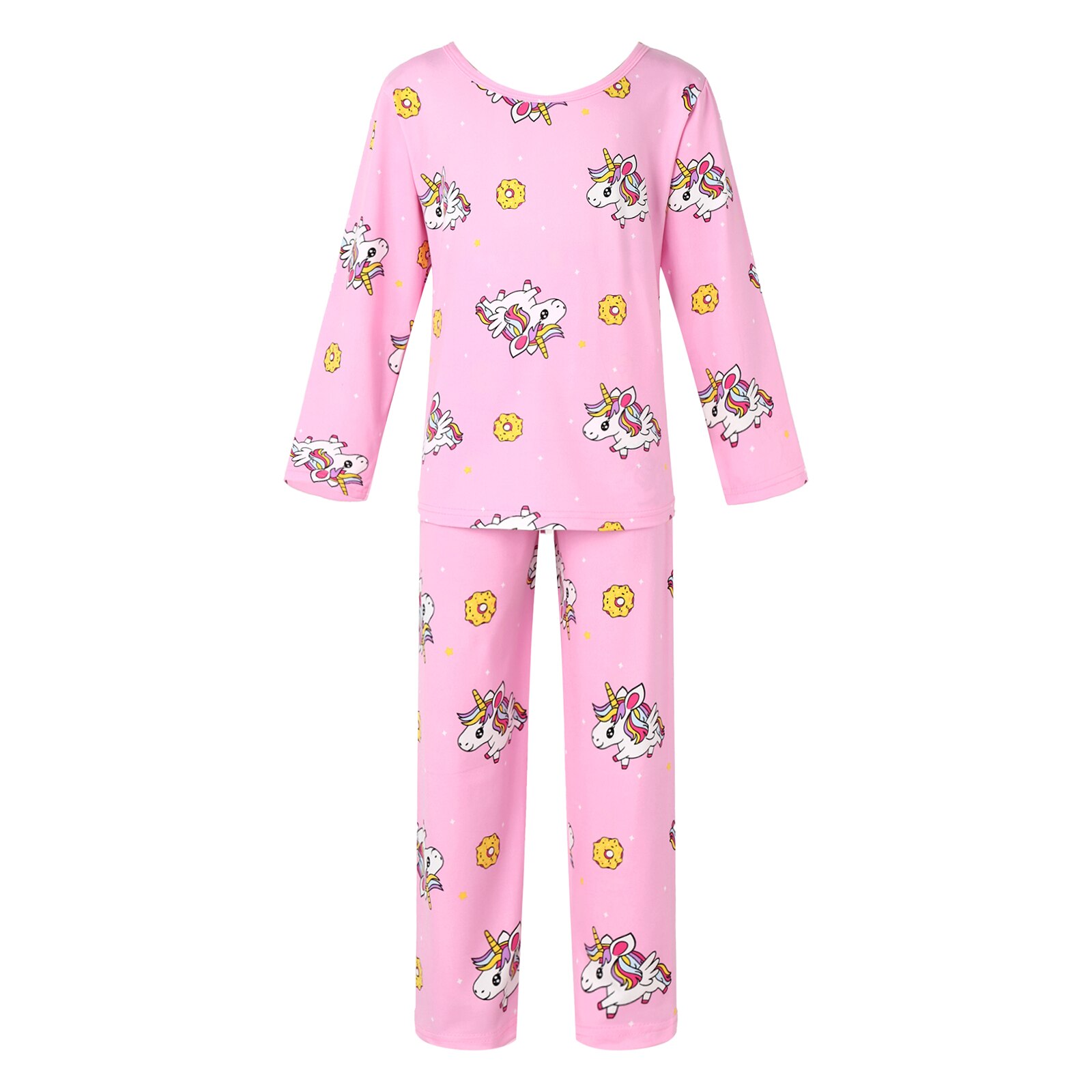 Children Pajamas Set Kids Baby Girl Cute Casual Clothing Costume Long Sleeve Children Sleepwear Pajamas Sets Children Clothing