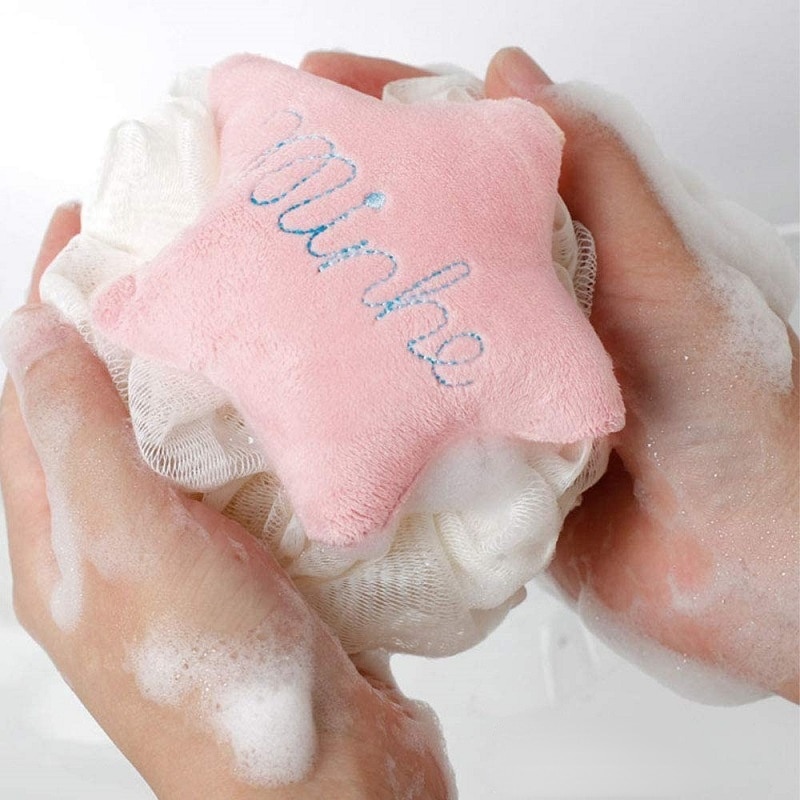 Kawaii Scrub Bath Ball Scrubber Loofah Mesh Net Ball Cleaning Bath Sponge Shower Flower Washcloth Soft Bubbles Sponge Baby Gifts