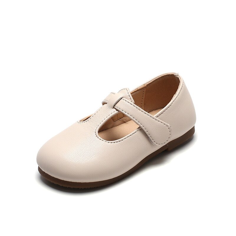 CUZULLAA Children Leather Shoes for Girls Princess Mary Jane Soft Sole Shoes 1-6 Years Kids Girls Dress Shoes Baby Toddler Flats