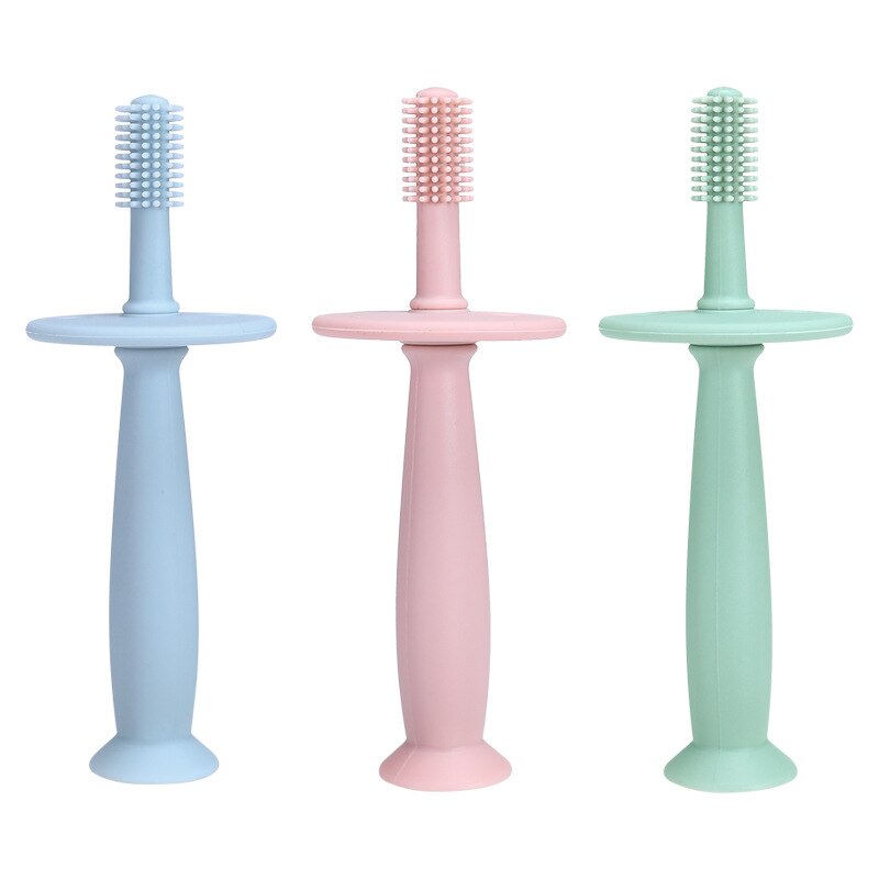 1PC Kids Soft Silicone Training Toothbrush Baby Dental Oral Care Toothbrush Tool Tooth Care Baby kid Toothbrush Infant items