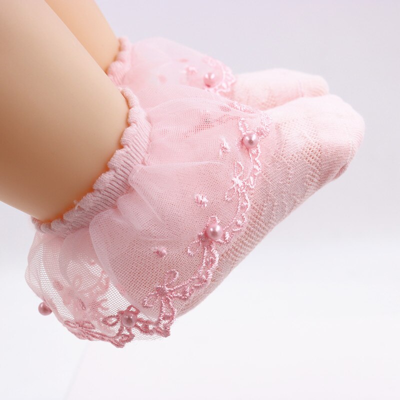 Baby Socks Autumn Pure Cotton Girls Cotton Socks Children Lace Socks Lace Princess Socks Loose Tube Socks For Little Girls