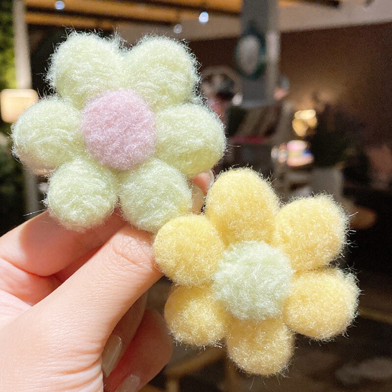 2Pcs/lot new baby children cute flower hairpin girls hair accessories