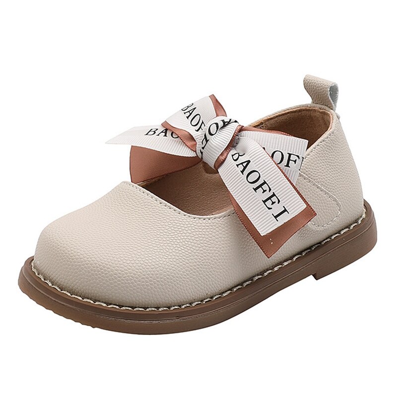 13.5-18.5cm High Quality Girls School Shoes,Cute Bowtie-knot Toddler Girls Womon Flats Shoes For Spring Autumn,Kids Dress Shoes