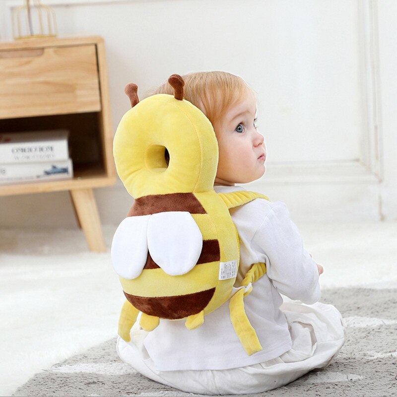 1pc Cute Baby Head Protection Pillow Cartoon Infant Anti-fall Pillow Soft PP Cotton Toddler Protective Cushion Baby Safe Care
