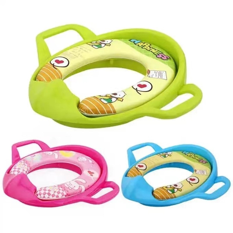 Baby Kids Infant Potty Toilet Training Children Seat Pedestal Cushion Pad Ring Portable Soft Cartoon Pot Chair Mat For Child