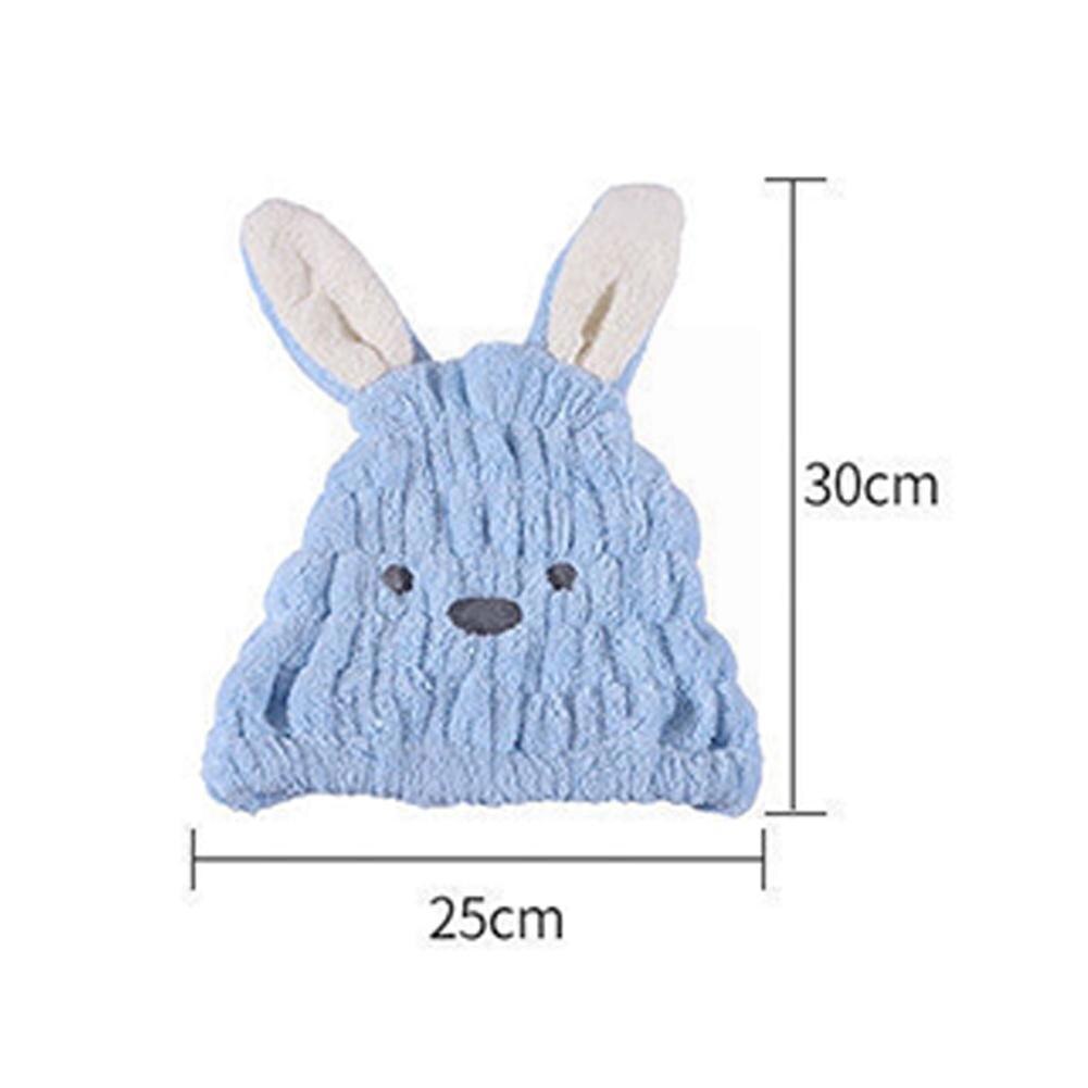 Microfiber Hair Fast Drying Towel Bath Wrap Hat Quick Drying Color Lady Turban Hat Bath Quick Household Cap Dry Children X5R8