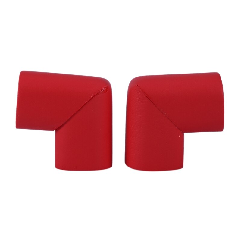 FBIL-Table Top Corner Mat Cover Safety Protector Cover Protector Cushion Red 2 Pieces