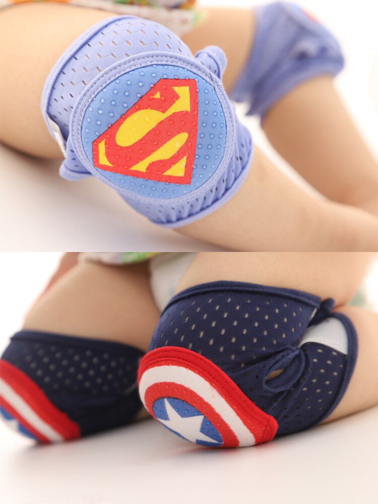 1 Pair Baby Knee Pad Kids Safety Crawling Elbow Cushion Non-Slip Leg Warmer Toddler Breathable Support Protector Safety Knee Pad