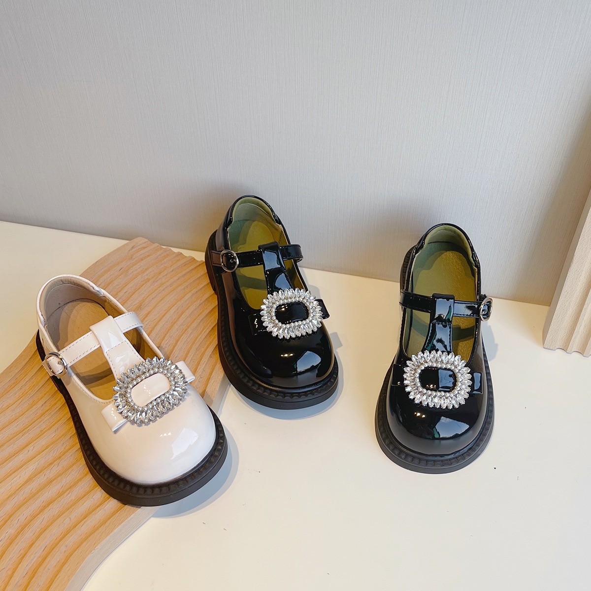 2022 Spring New Children's Leather Shoes High Quality Shoes for Boys and Girls Fashion Casual Kids Shoes