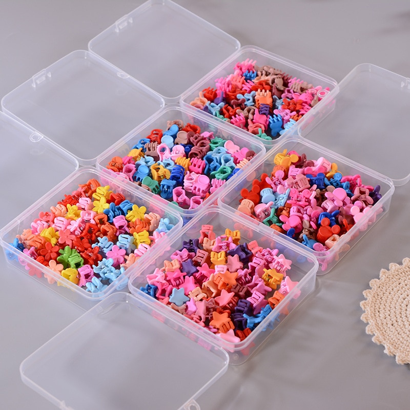 1Set Girls Cute Colorful Cartoon Small Hair Claws Children Lovely Hair Ornament Headband Hair Clip Kids Fashion Hair Accessories