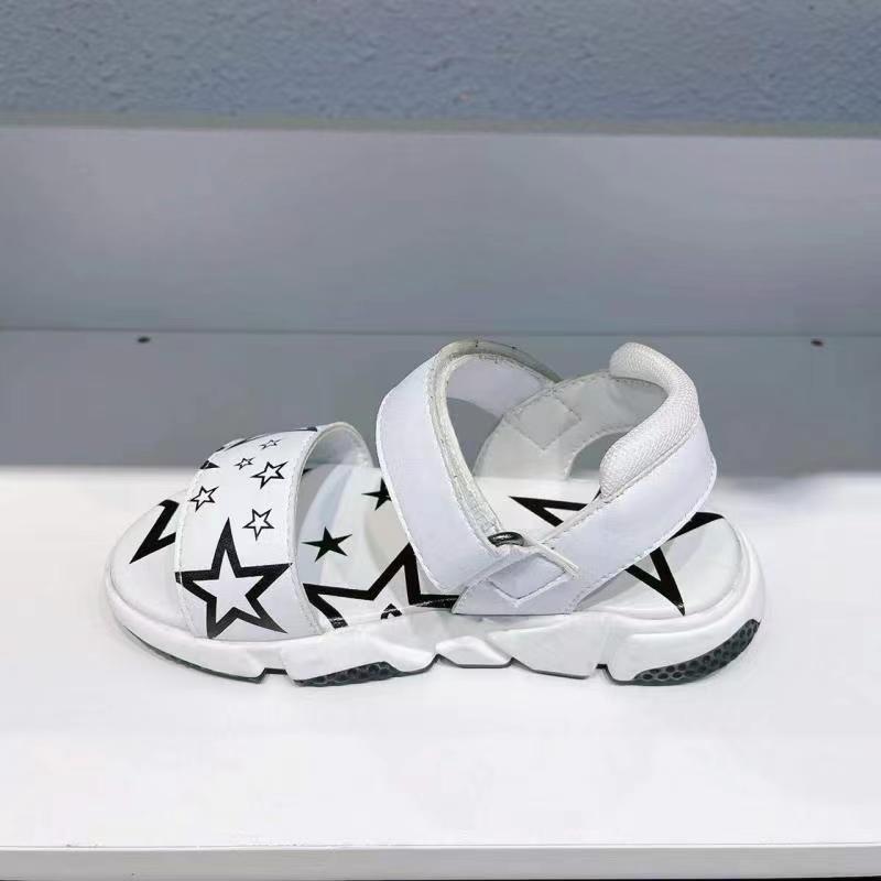 High-end children's shoes 2021 early autumn new products children's soft-soled star print sandals