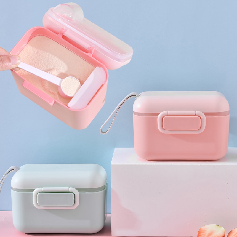New Baby Milk Powder Portable Baby Food Storage Box Essential Cereal Infant Toddle Snacks ContainerMilk Powder Box