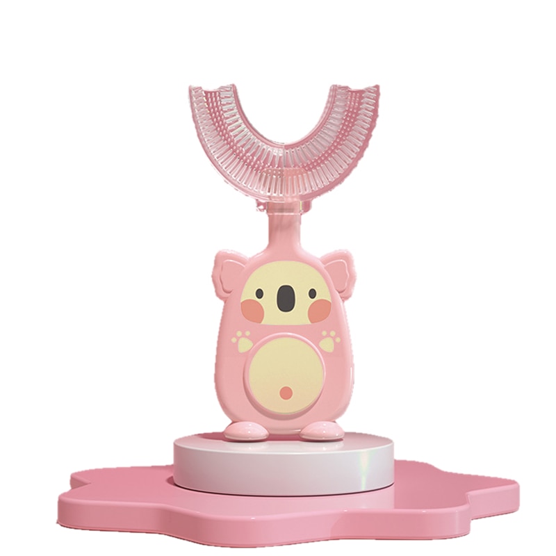 Children's Toothbrush Baby 360°U-shaped Child Toothbrush Teethers Soft Silicone Newborn Kids Teeth Oral Care Cleaning Healt