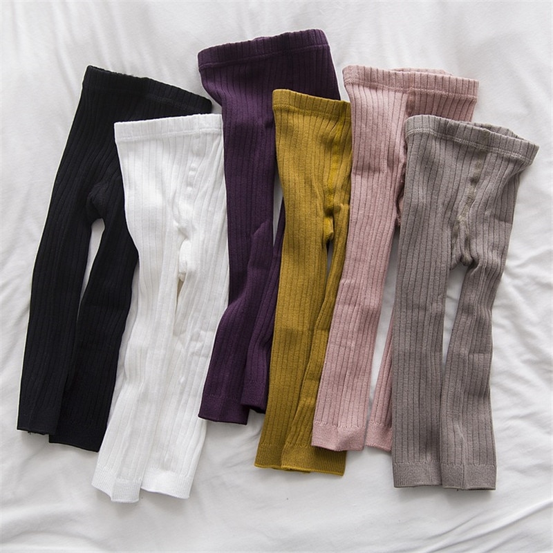 0-5Y Toddler Kid Baby Girl Tights Cotton Stretch Casual Stockings Elegant Infant Childrens Tights Newborn Baby Leggings