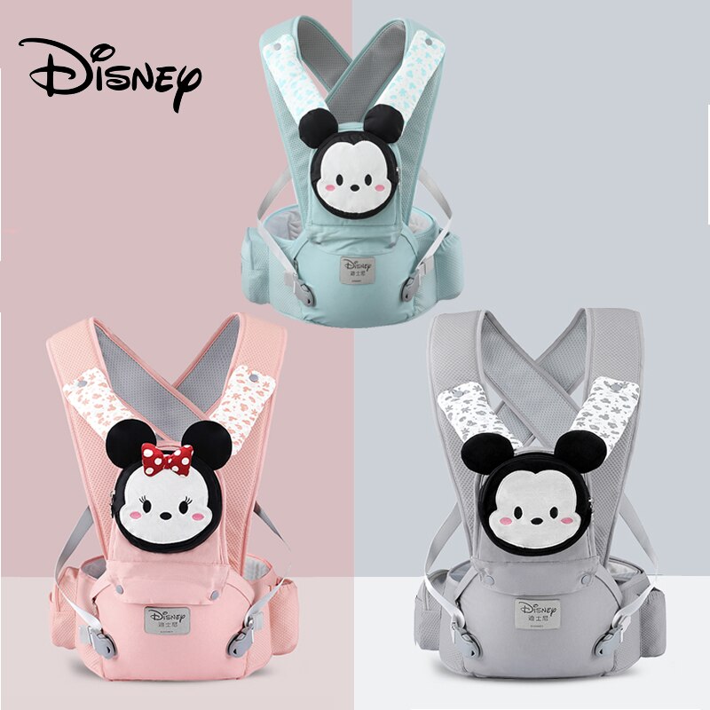 Disney Infant Baby Hipseat Carrier Front Facing Back Side Carry Ergonomic Kangaroo Backpack Baby Wrap Sling Travel Backpack Bag