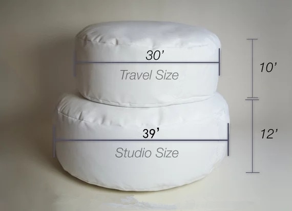 Newborn Posing Pillow-Professional Studio Size Beanbag for Newborn Photographers, Baby Newborn Posing Beanbag