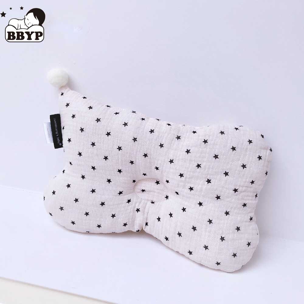 Cotton Baby Nursing Pillow Infant Newborn Sleep Support Concave Cartoon Pillow Printed Shaping Cushion Prevent Flat Head