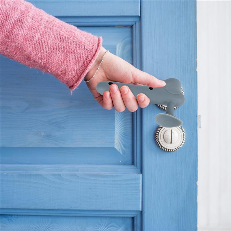 2pcs Door Handle Wall Protectors Silicone Door Knob Sleeve Door Stopper