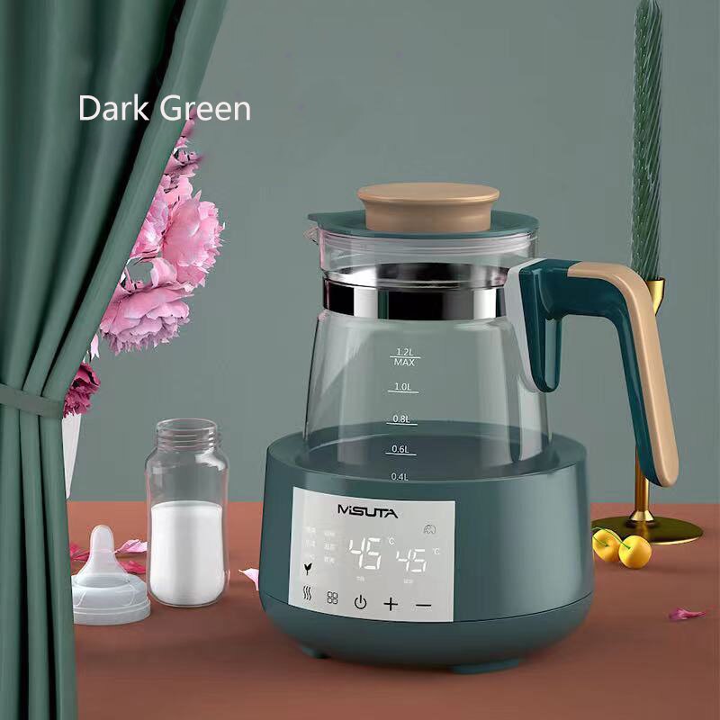 1200ML Constant Temperature Water Kettle 220V Voltage Baby Milk Warmer Electric Glass Kettle Tea Coffee Intelligent Kettle