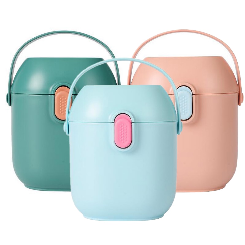 Baby Milk Powder Box with Spoon Outing Portable Newborn Food Storage Large Capacity Infant Snacks Container Kids Feeding Boxs