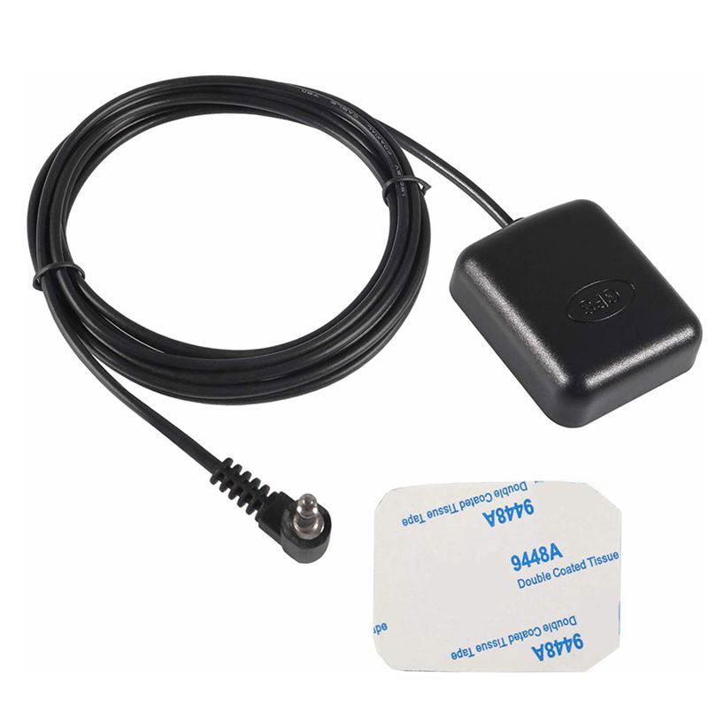 New Vehicle GPS Antenna Adhesive Mount for Mirror Dash Cam with 3-Pin 3.5mm GPS Port Car Dash Cameras
