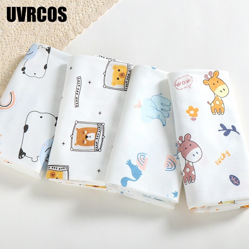 85*85cm Muslin Blanket Cotton Baby Swaddle Bamboo Soft Newborn Blanket Bath Towel Gauze Infant Wrap Sleepsack Stroller Cover