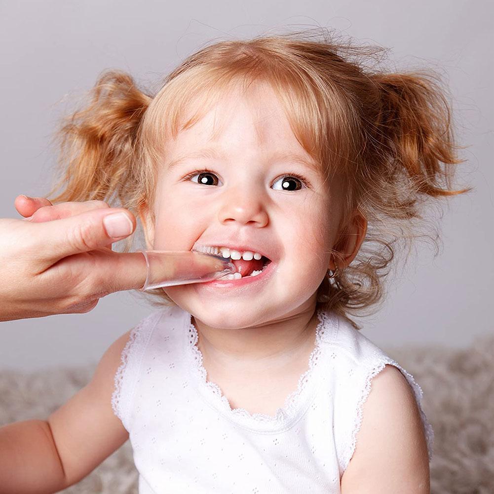 Baby Soft Finger Silicon Toothbrush Care Toothbrushs Children Cleaning Teeth Nursing Hygiene Brush Clear Teeth Tool