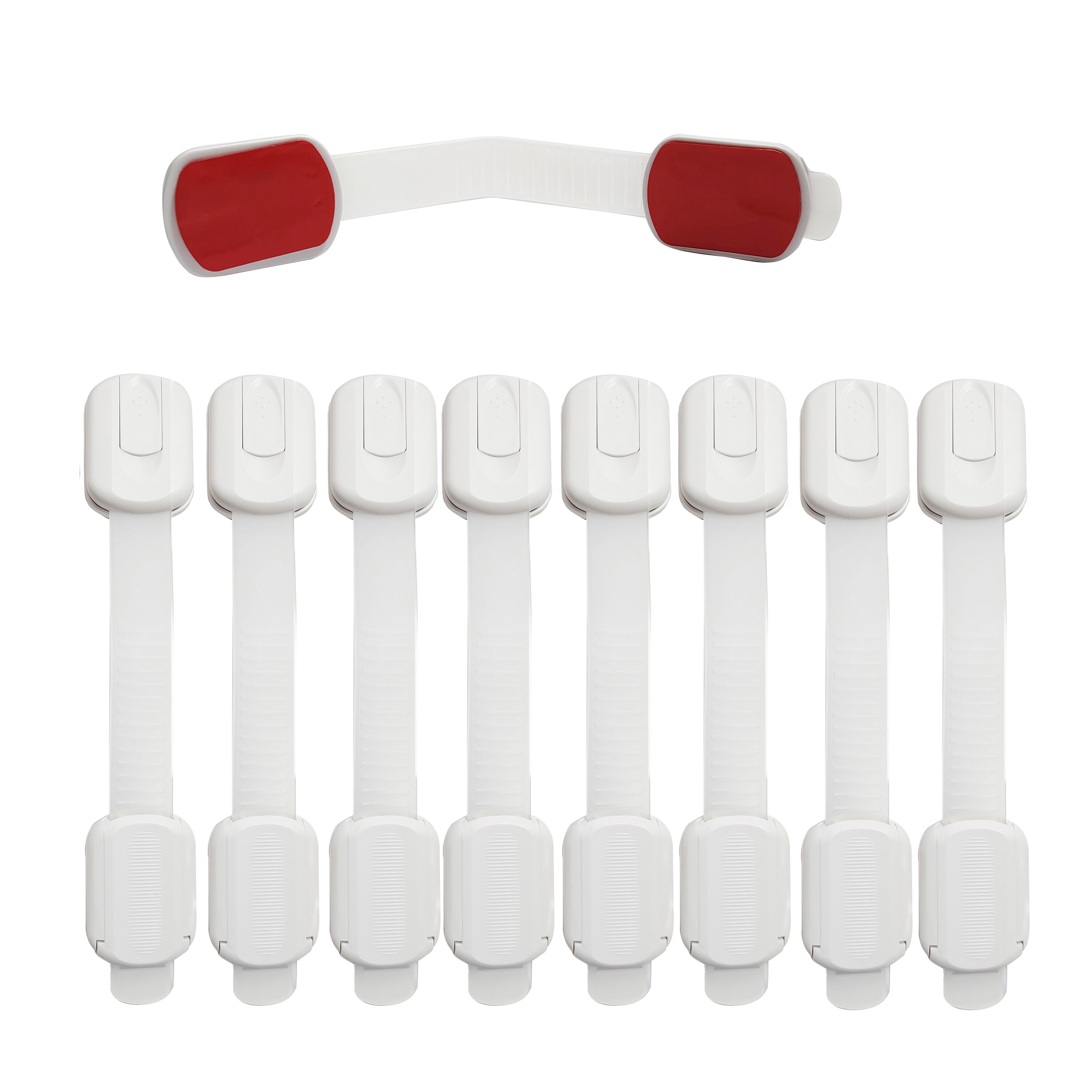 5pcs Child Safety Lock Adjustable Lock Baby Protection Baby Anti-pinch Multi-function Refrigerator Cabinet Door Draery Cupboard