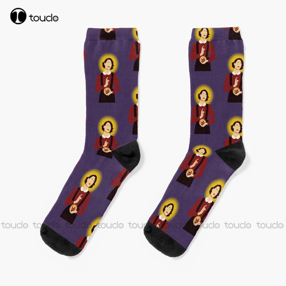 Simple Fleabag Socks Soccer Socks Women Unisex Adult Teen Youth Socks Custom Gift 360° Digital Print Hd High Quality Fashion New