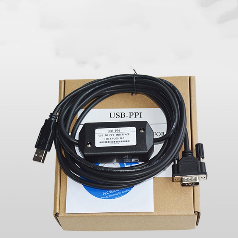 PLC Cable USB-PPI PLC Programming Cable PC USB to RS485 Adapter For S7-200 PLC S7 200 USB PPI Cable