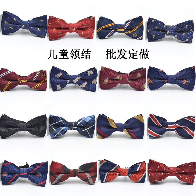 Children's Bow Tie NEW jacquard children's bow tie British style