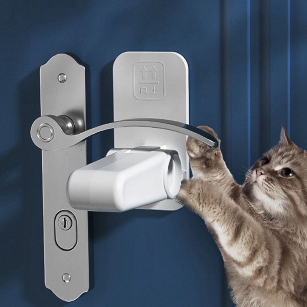 Door Lever Lock Baby Proofing Door Handle Lock,Safety Security Childproofing Door Knob Lock Easy to Install and Use Adhesive