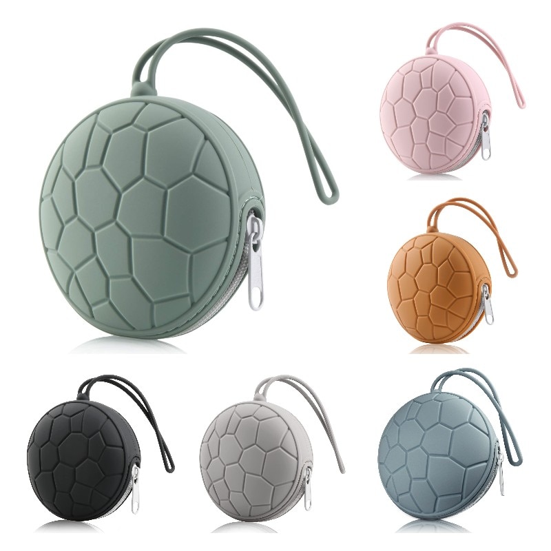 Pacifier Box Personalized Silicone Baby Pacifier Holder Pacifier Case with Zipper Bpa Free Baby Pacifier Guard Teat Storage Tray