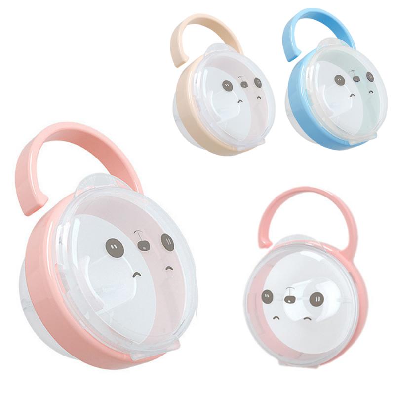 3 Color Baby Soother Pacifier Storage Box Travel Dust Cover Case Portable PP Plastic Soother Container Holder Box HOT SALES