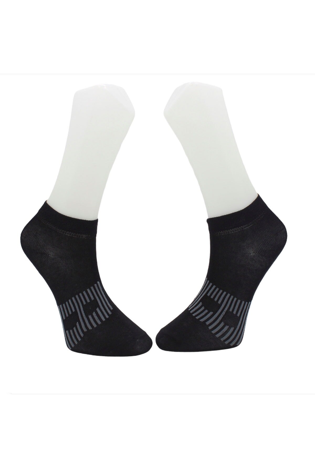 Black Male Booties Socks Cotton-Spandex Booties socks To Escape durable Single Medium