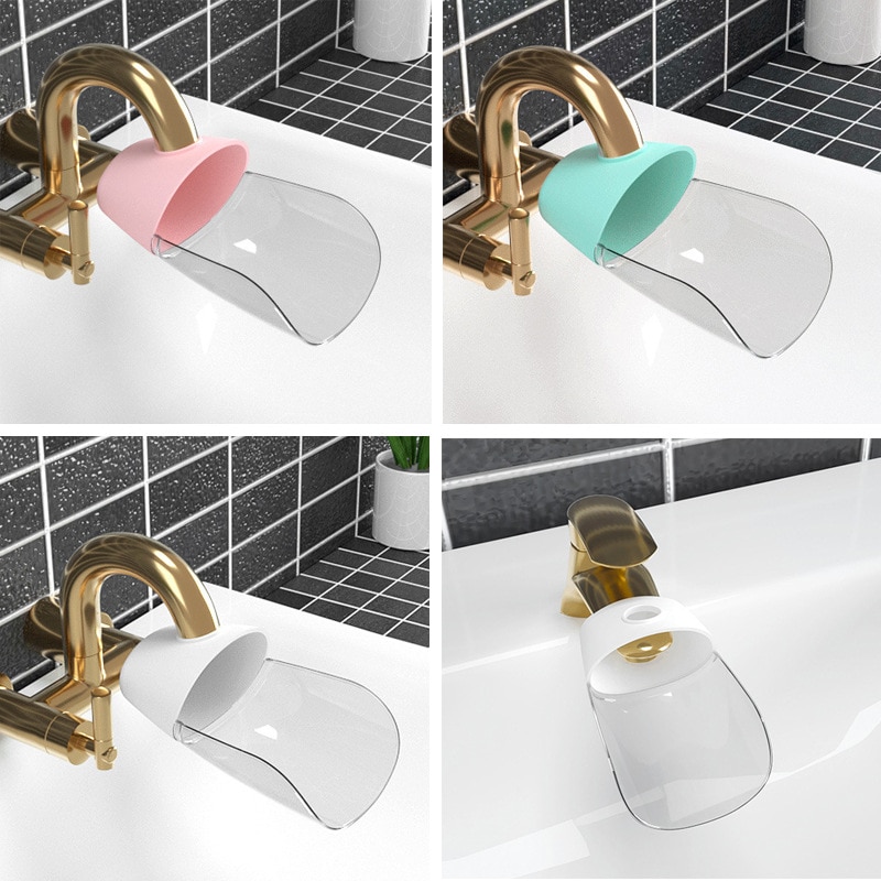 Tap Extension Device Bath Water Faucet Extender Kid Cartoon Hand Washing Guider Hot New Creative Kids Children Faucet Extenders
