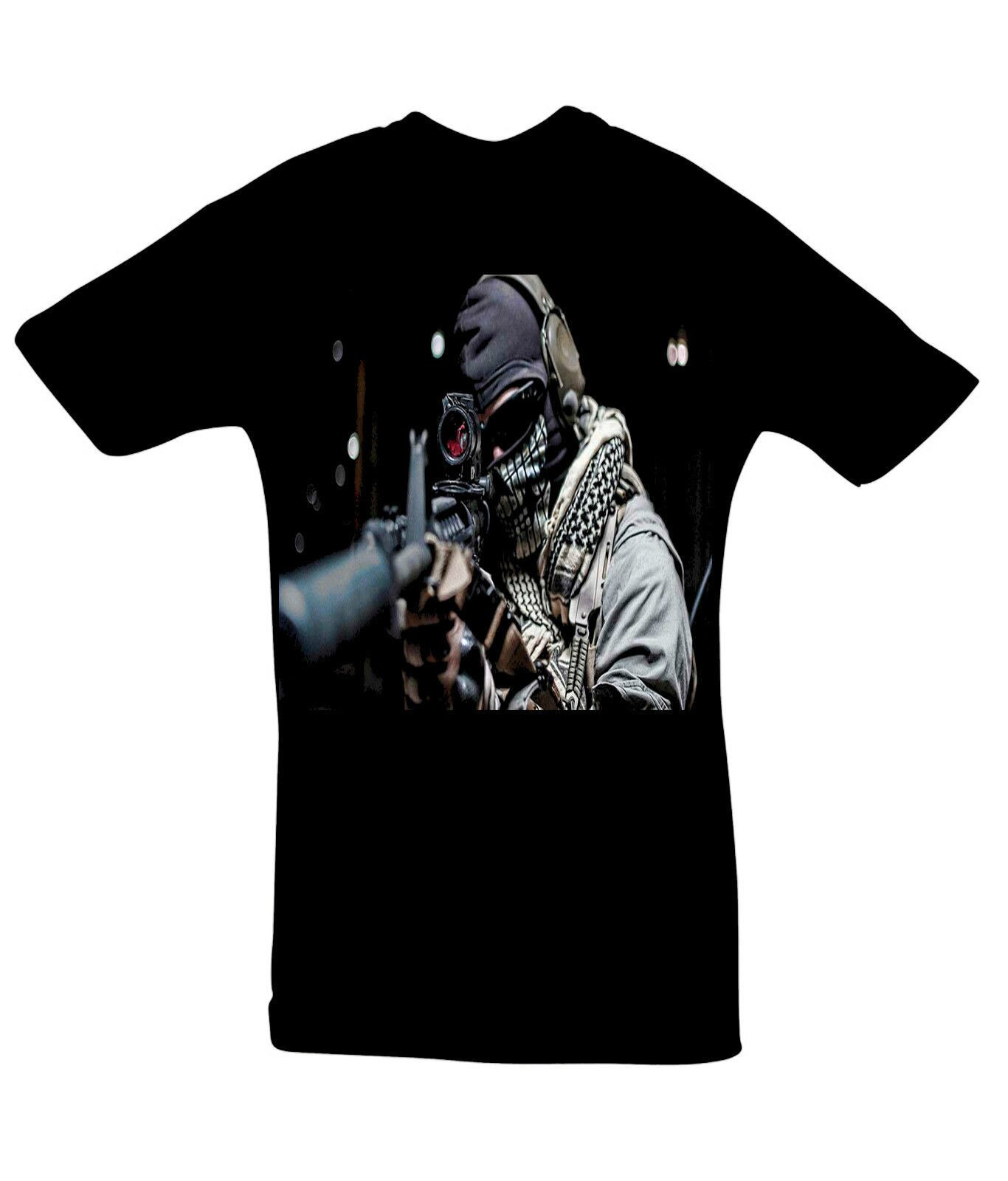 Weapons Speech Violence Sniper T-Shirt. Summer Cotton Short Sleeve O-Neck Mens T Shirt New S-3XL
