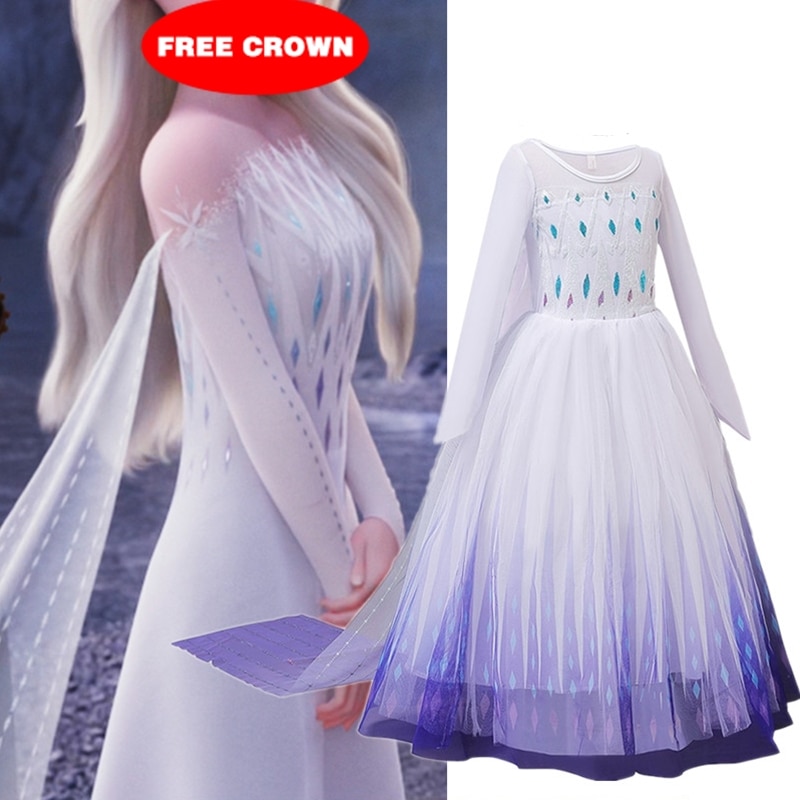 Cosplay Dress Robe Princess Costume Carnival Disguise Clothes Children Dress up Kids Dresses for Girls Clothing Size 4-10Y