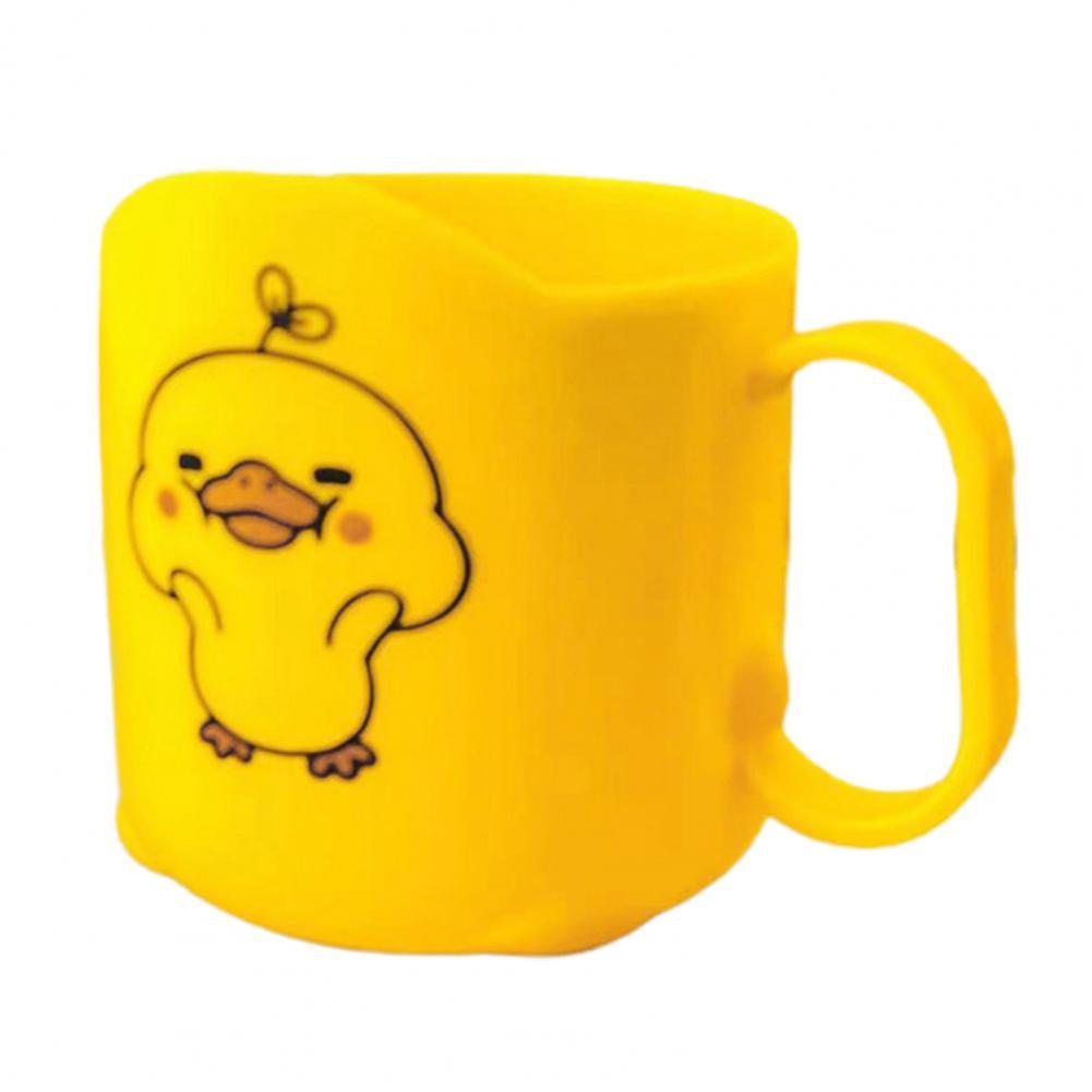 Mouthwash Cups Cartoon Design No Odor Nice-looking Wide Application Toothbrush Mug Bathroom Accessories