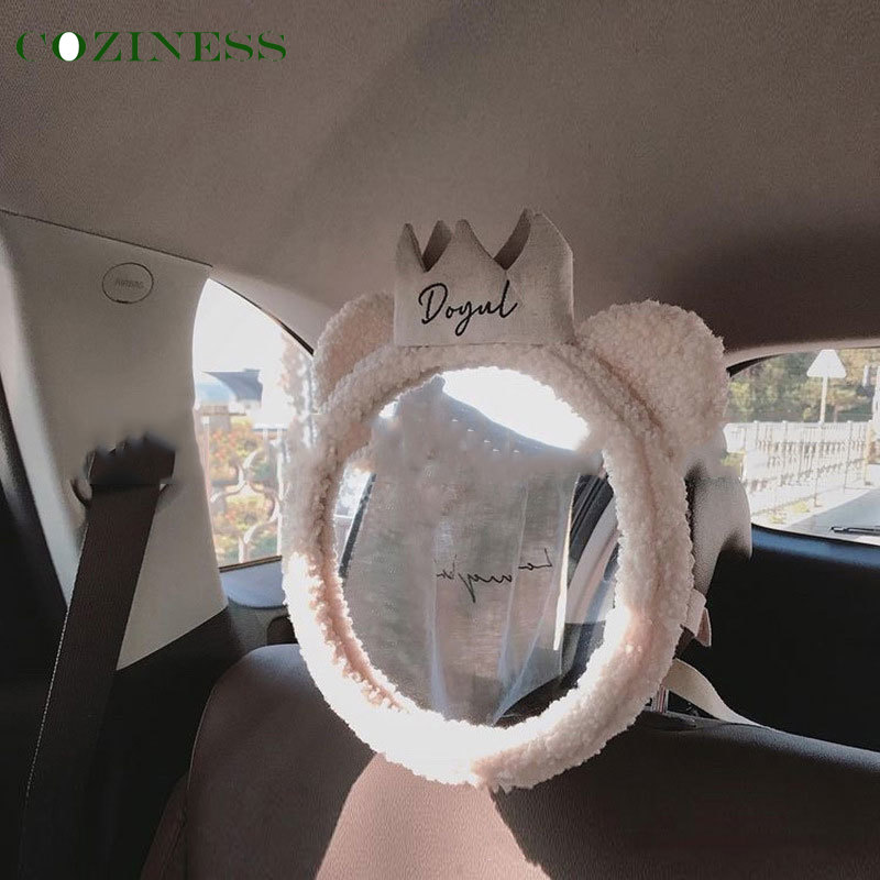 Baby Safety Seat Rear View Mirror Increase Baby Sense Of Security Children Room Mirror Decoration Props Name Can Be Customized