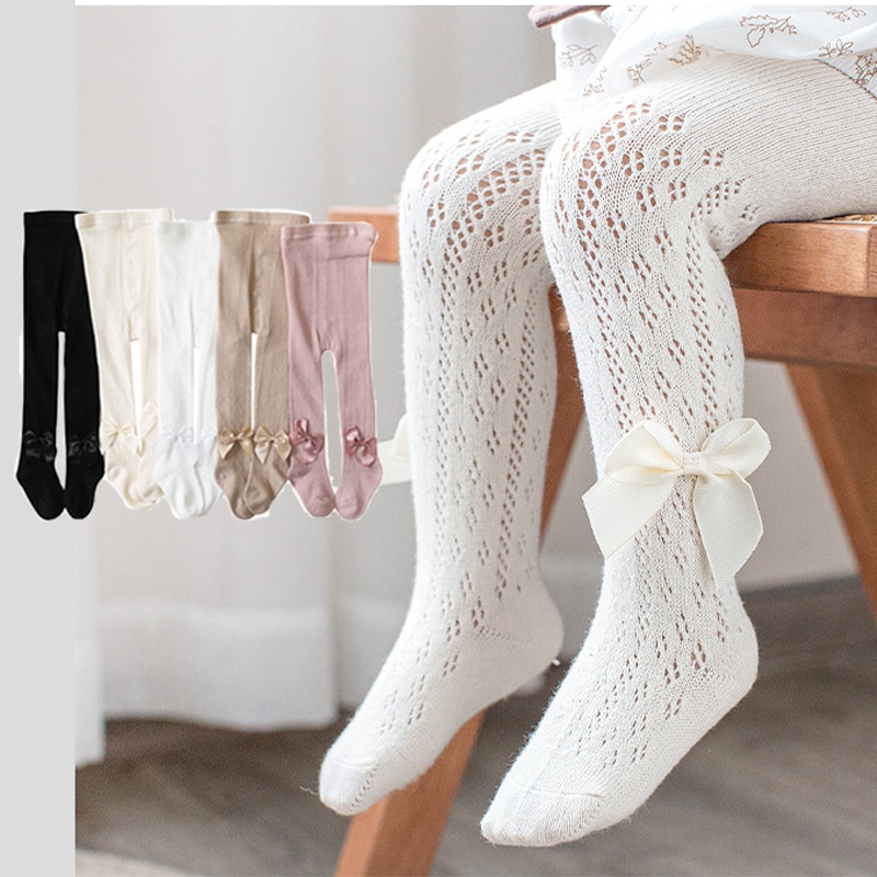 Girls Stocking 2022 Spring Summer Pantyhose for Kids Spanish Hollow Children Pantyhose Baby Leggings Toddler Fishnet Tights