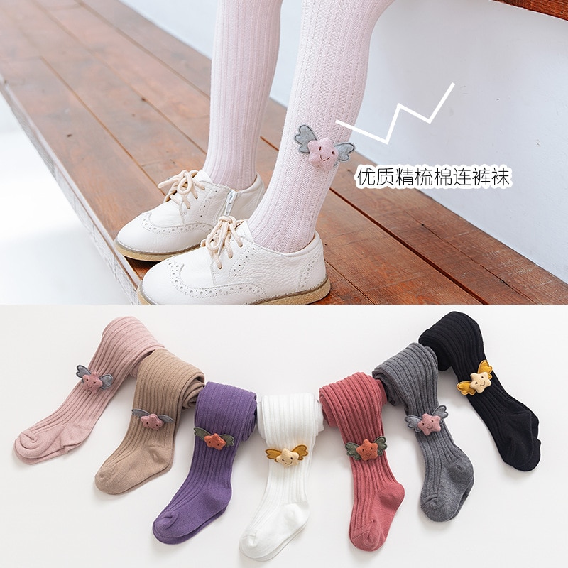 Spring Autumn Kids Children cartoon 3D Star Pantyhose Cotton Tights for Girls Cute 3D Animal Baby Girl Winter Clothes