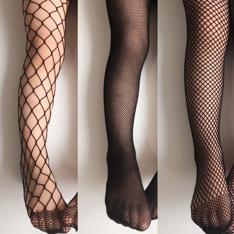 Girls Fashion Mesh Stockings Kids Baby Fishnet Stockings Black Pantyhose Tights Drop Shipping