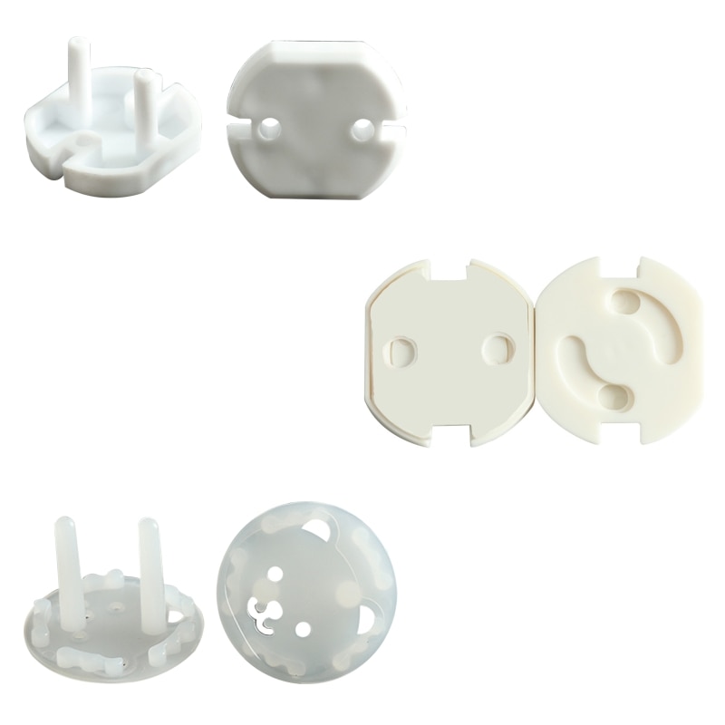 10 Pcs White Outlet Covers Child Proof Electrical Protector Baby Proofing Outlet Plug Covers Kids Safety Socket Covers Caps