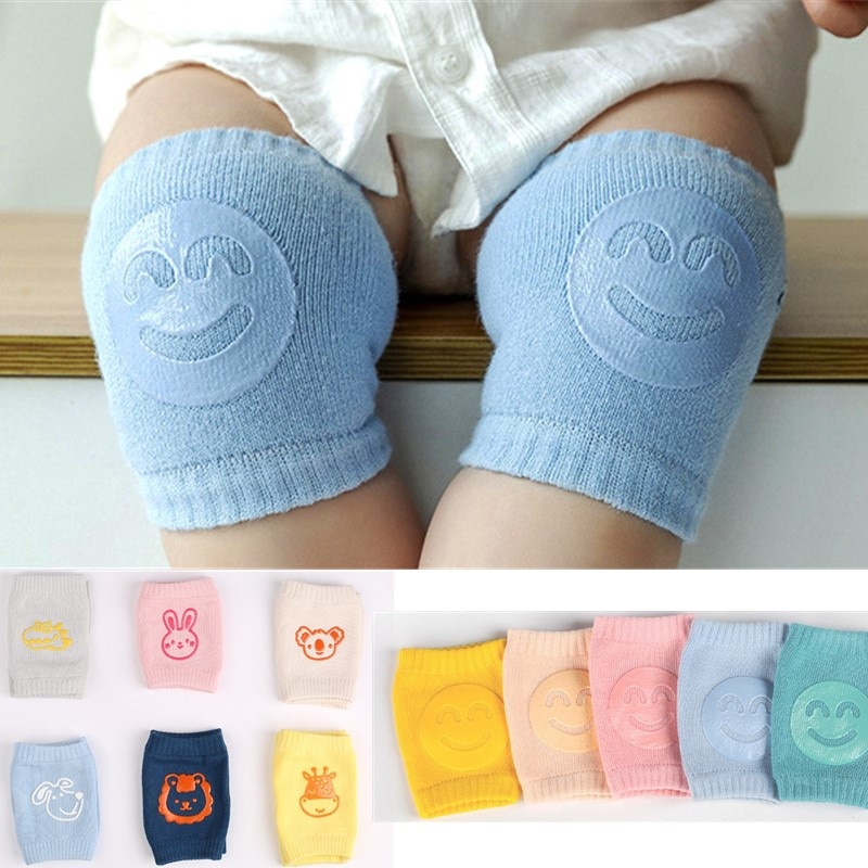Smile Baby Knee Pad Kids Safety Crawling Elbow Cushion Infants Toddlers Protector Safety Kneepad Leg Warmer Girl Boy Accessories