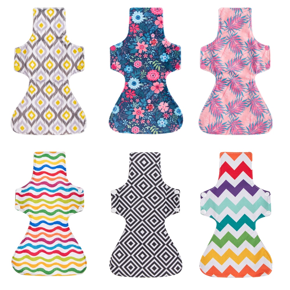 12" Night Use Large Cloth Menstrual Pad Maternity Hygiene Sanitary Napkin Washable Reusable Pads