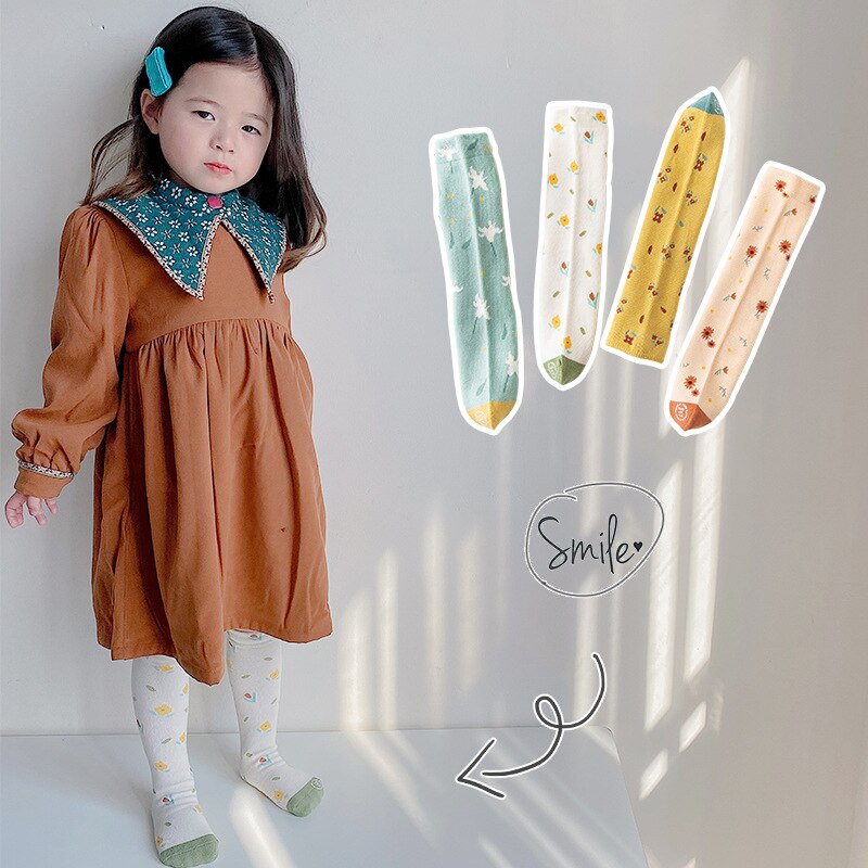 22 Spring and Autumn New Girls' Socks Trend Children's Socks Combed Cotton Boneless Korean Children's Socks Mediu