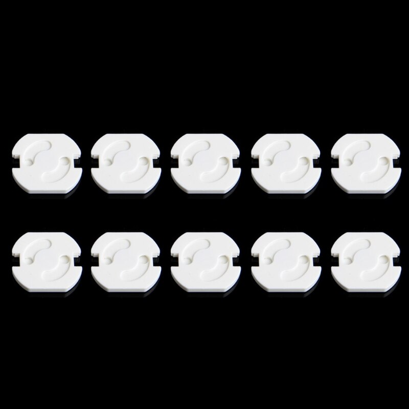 Happyy baby 10Pcs Mains Plug Socket Cover Baby Proof Child Safety Plug Guard Protector